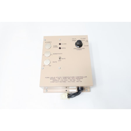 York SOLID STATE 115V-AC TEMPERATURE CONTROLLER TM-1 031-00080D
